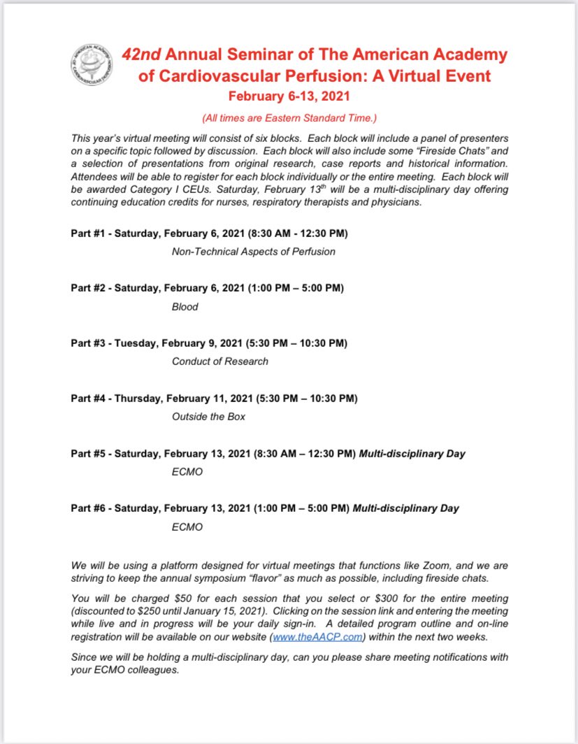 The_AACP's tweet photo. We hope to “see” you all at the 42nd Annual AACP Seminar in February! https://t.co/XNZw30bniQ