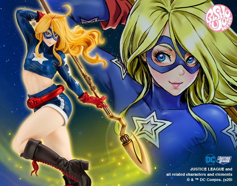 kotobukiya_tkw's tweet photo. 【立川本店】『BISHOUJOシリーズ』より6月発売予定「DC COMICS美少女 スターガール(￥14,080込)」のご予約が本日より開始です！
どうぞご利用下さい。#BISHOUJO #山下しゅんや https://t.co/RySGErhocz