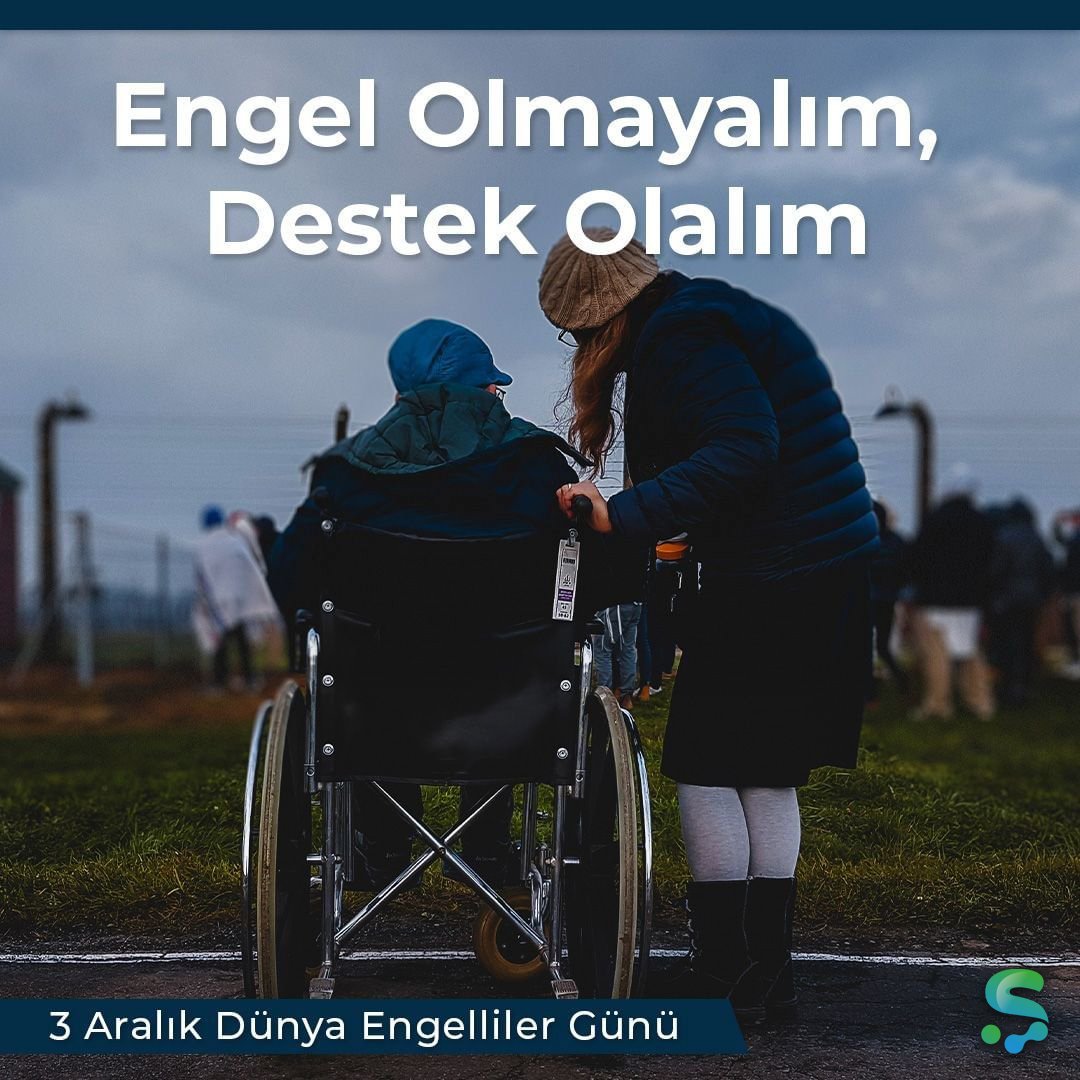 Hayatı paylaşmak için engel yok! 1 gün değil, her gün yanınızdayız. Dünya Engelliler Günü kutlu olsun…