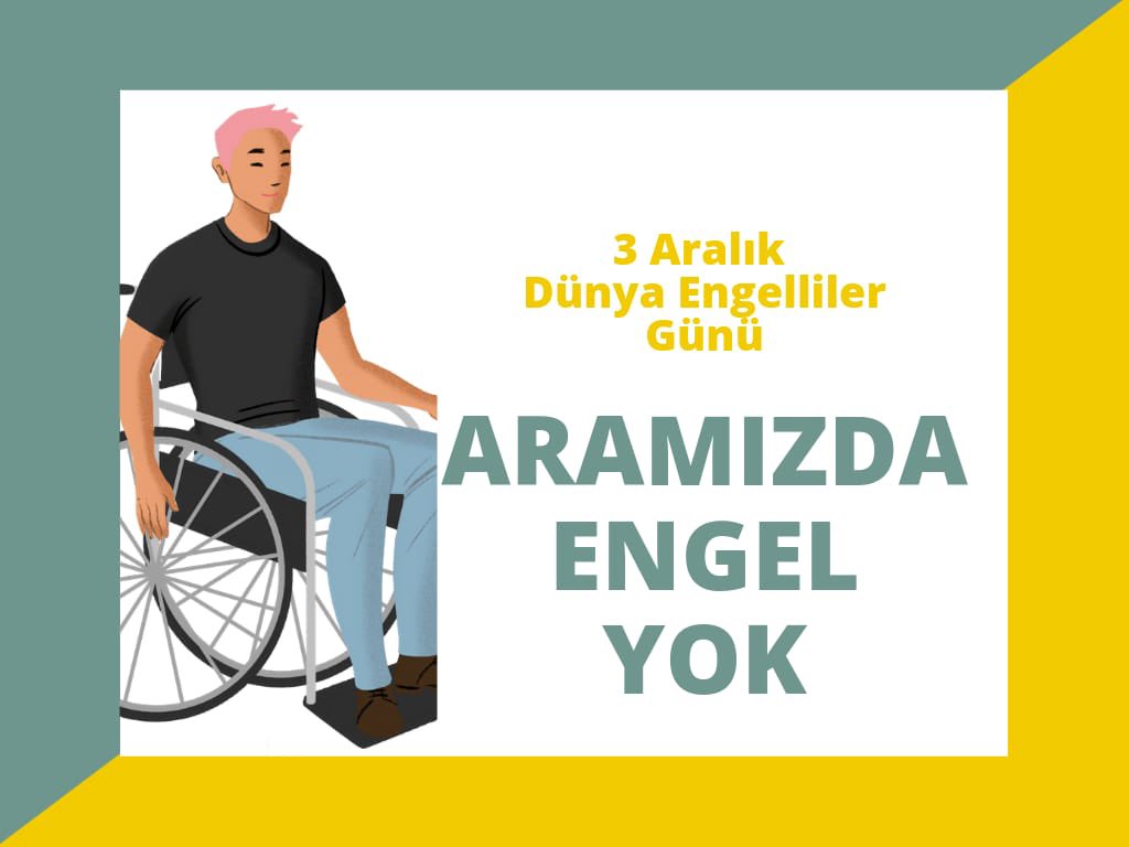 gulhanesh's tweet photo. Sosyal hizmet mesleği de engelli insanların engellilik süresince karşı karşıya kalmak durumunda oldukları bu sorunları ile baş edebilmeleri noktasında kendilerine profesyonel olarak bakım, koruma ve danışmanlık vermeyi hedefleyen bir meslektir. #3AralikDunyaEngellilerGunu https://t.co/EIhFegiqWr