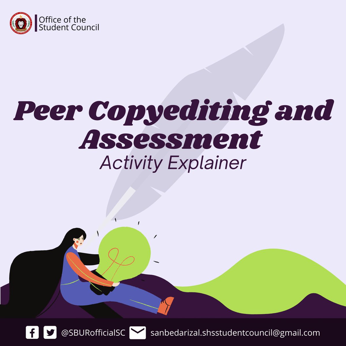 SBURofficialSC's tweet photo. College application is fast-approaching. As Grade 12 students prepare their requirements for different schools and universities, writing essays properly is a must. Through the collaborative effort of volunteers and scholars; 

(1/6) https://t.co/cFUoLZda4A