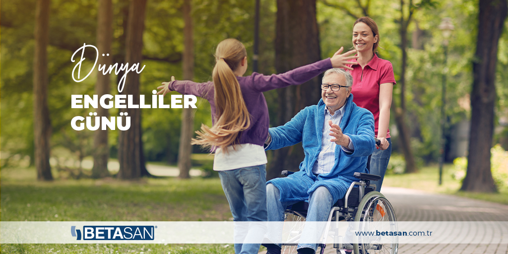 Aramızda sevgi varsa engele yer yok! Betasan olarak, engelsiz ve sevgi dolu bir dünya yaratmanın farkındalığındayız. #Betasan #DünyaEngellilerGünü