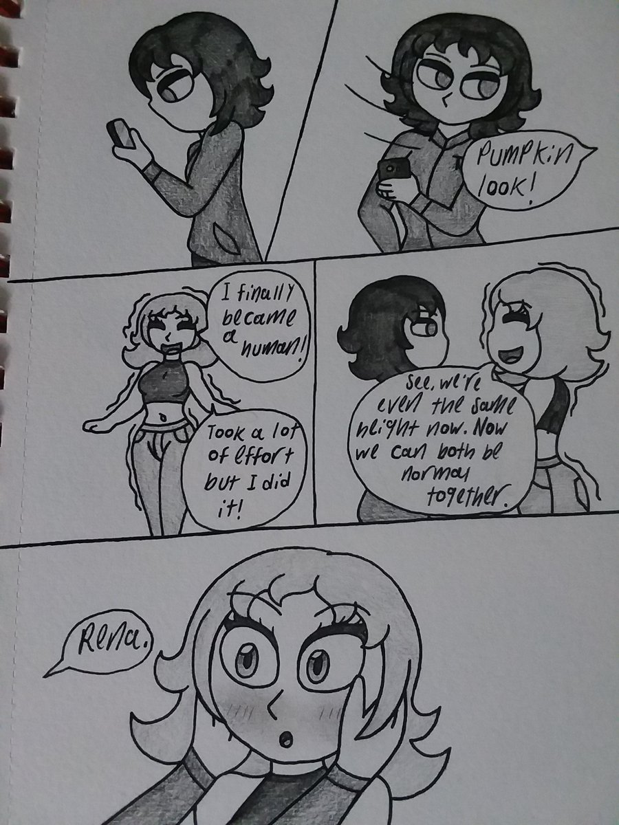 CWArt6's tweet photo. Rena is perfect the way she is.β€ #renanelvitis #tracecory #comic #sketch #CWart https://t.co/U4OeOoyjNo