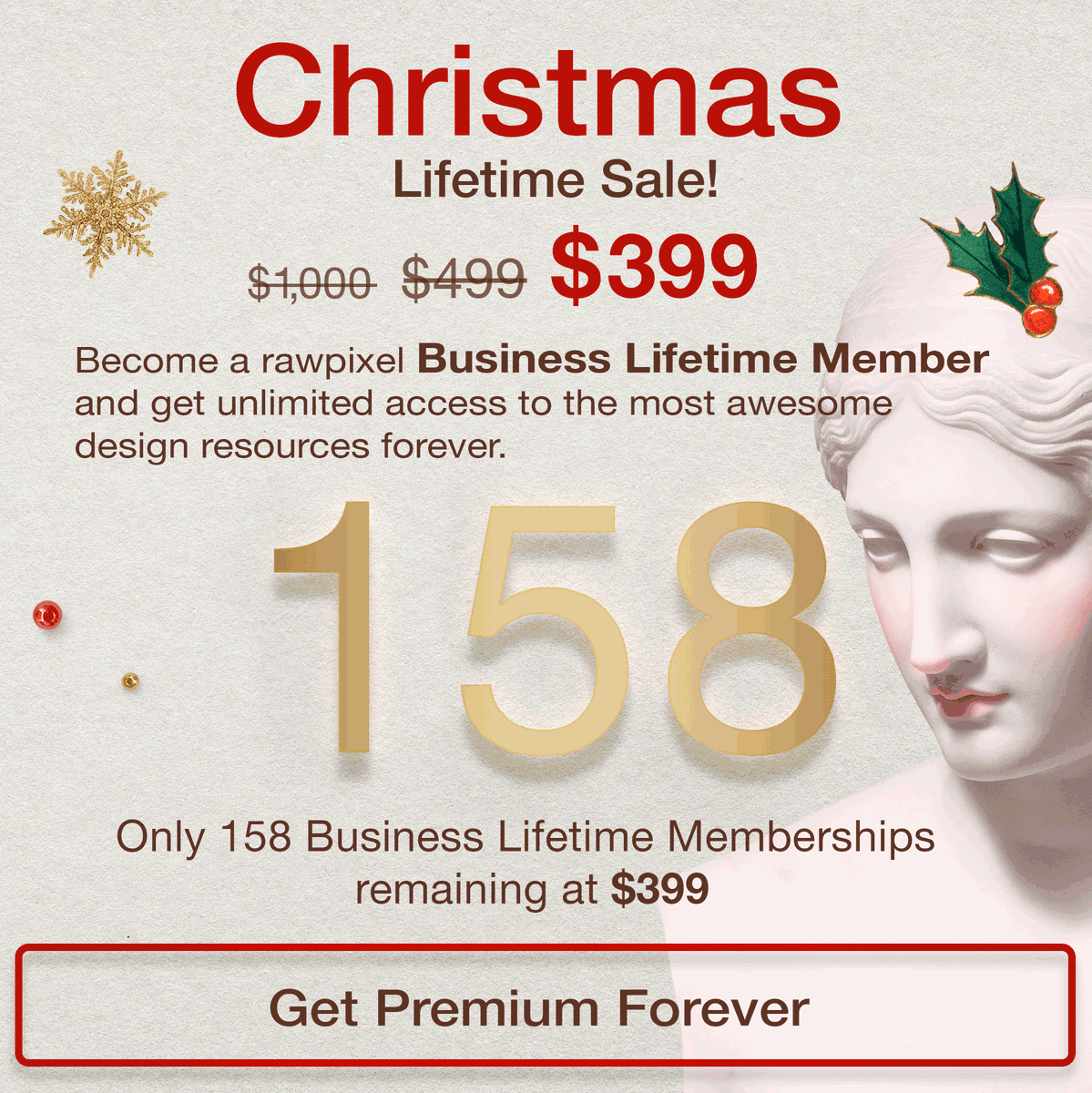 byrawpixel's tweet photo. Christmas gifts can last couple years but the BEST Christmas gift lasts you a lifetime 😉 End this year right with a lifetime gift to yourself or loved ones❤️🎁$1000 > $399 😲You’ll never see this price EVER again. Get your Lifetime now :https://t.co/O7cyHJApzm https://t.co/HYDvsLugpq