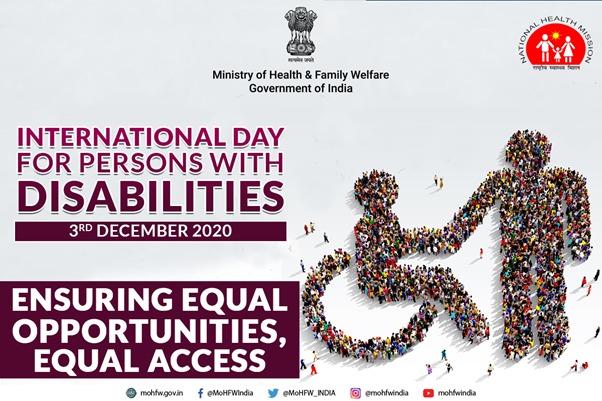 People with any form of disability are at a higher risk of violence due to stigma, discrimination and ignorance about disability. Extend your support to them. 

#InternationalDayofPeoplewithDisabilities #SwasthaBharat #HealthForAll
