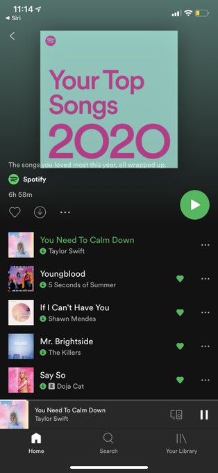 Lol at a song that was released when I was 14 years old being included in my top 5 songs of 2020 🤷🏼&zwj;♀️<a href="/tag/onmfc"class="tags"><span>#onmfc</span></a>