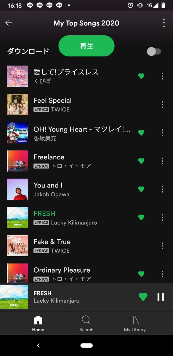 matu_rei's tweet photo. Spotifyの今年のマイTop1
くぴぽ
でした!
自分がアレンジしたのを聴きまくってるのが照れます🙈 https://t.co/OHkxLd79K3