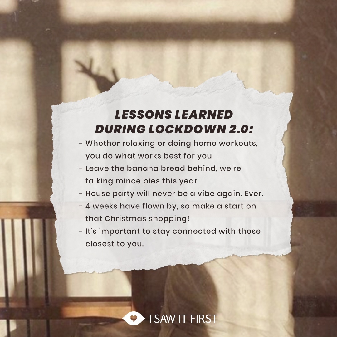 isawitfirst's tweet image. What did you learn during lockdown 2.0?  Reply to this tweet telling us to WIN a £50 voucher👇

Ends midnight tonight. Winner must be following @isawitfirst. Winner contacted by DM.