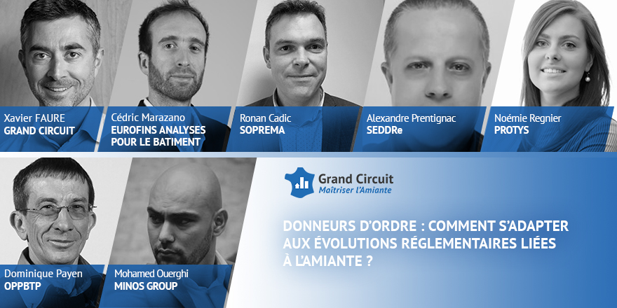 Aujourd'hui, à partir de 9h, assistez au dernier Grand Circuit "Maîtriser l'Amiante" de l'année !
Sujet de la web-conférence : DONNEURS D’ORDRE : COMMENT S’ADAPTER AUX ÉVOLUTIONS RÉGLEMENTAIRES LIÉES À L’AMIANTE ?

Lien direct vers la conférence : amelioronslaville.com/campus/