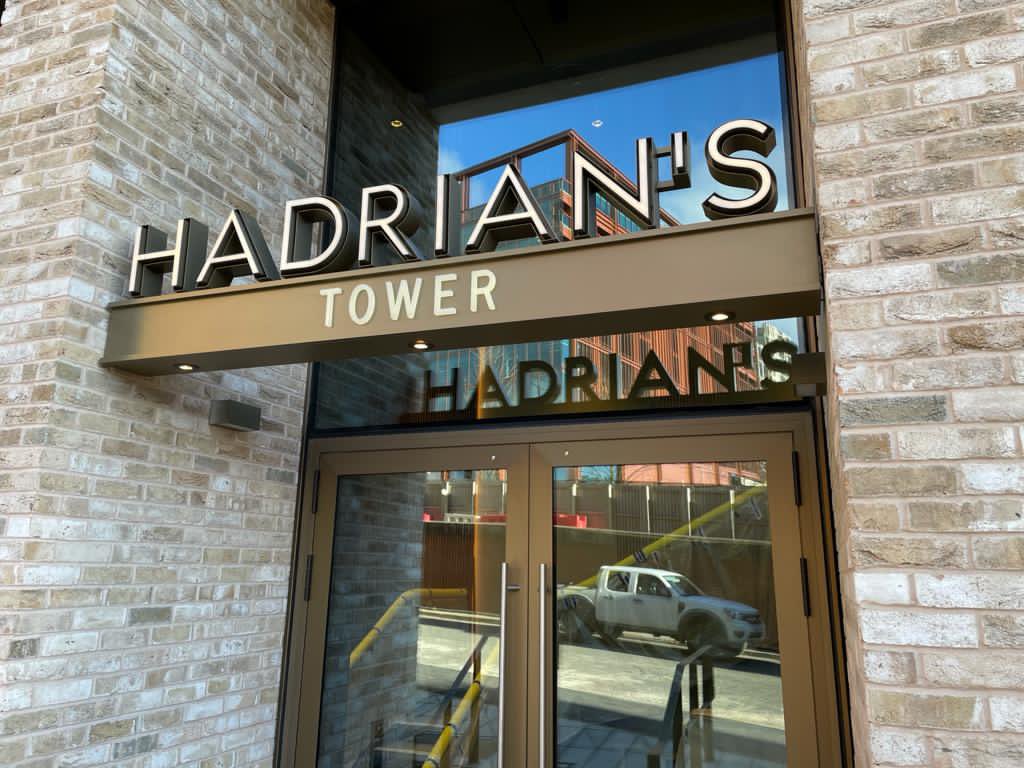 ellissigns's tweet photo. Weโre immensely proud here at #teamellis to have been a part of Newcastleโs newest iconic building @hadrianstower , this is just the start of the signage plenty more to come !!
#signs #signage #newcastle #hadrianstower #design #bespoke #proud #creatinganimage #ellissigns https://t.co/Ve565xcFgI