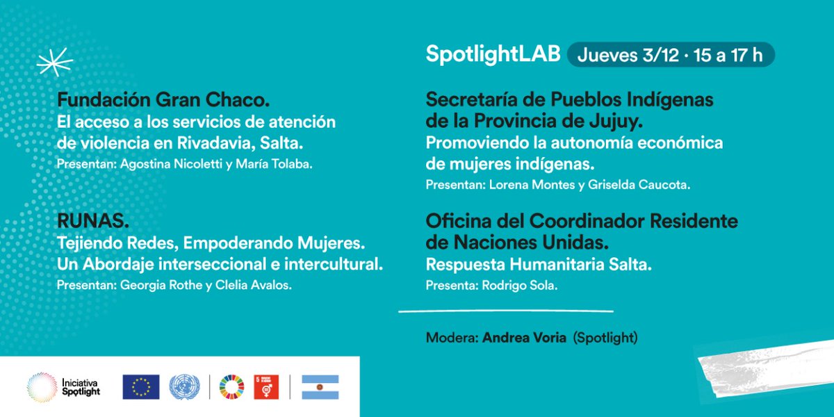 AvalosClelia's tweet photo. Mañana estaremos con @GEORGIAROTHE compartiendo la experiencia y los aprendizajes del Proyecto #TejiendoRedes #EmpoderandoMujeres desarrollado en #Oran  @AsuntosDelSur @FundacionFuco #Runas @LabPacha @MesaFederalPC sentí!! aquí #LaTeArgentina #PueblosOriginarios @SpotlightAmLat https://t.co/pi4DBZbZm7