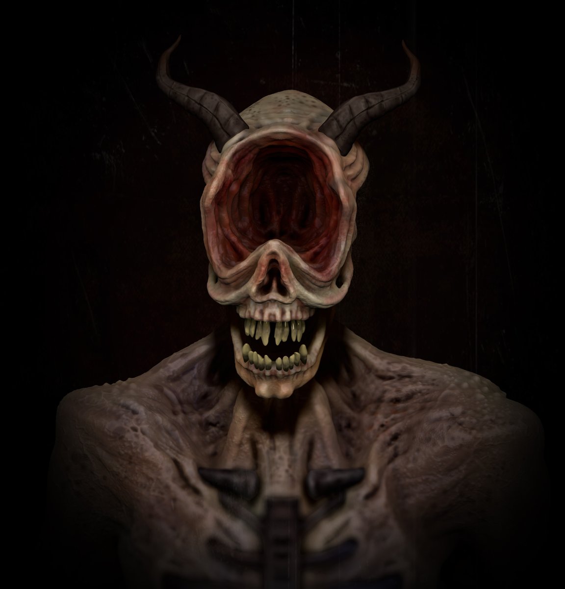 Jr3dAmaris's tweet photo. Kokabiel - Fallen Angel quick sculpt #3D #sculpture #shittyshit #zbrush #Demon https://t.co/Q8erl6FVe0