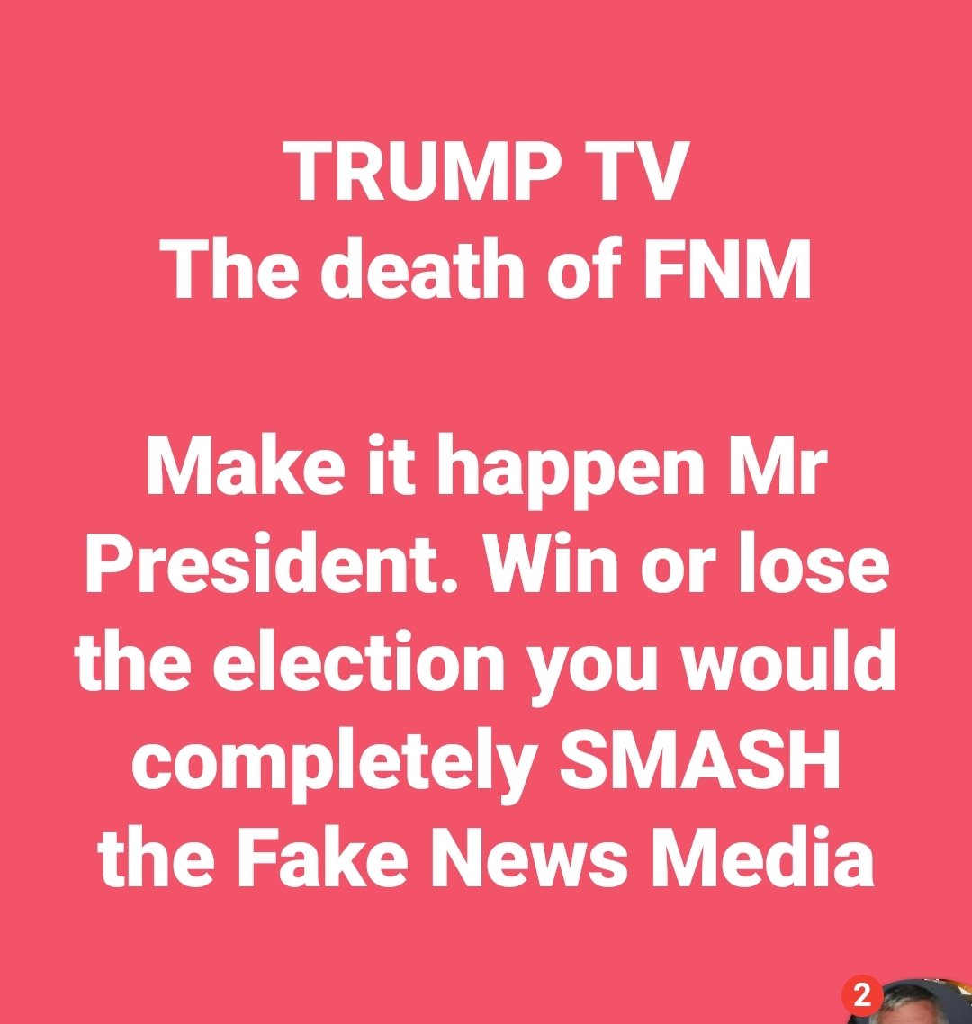 BillHely's tweet image. There would be an opening day viewership in excess of 300 million. Trump TV would scoop the advertising pool. Not even dyed-in-the-wool Lefty advertisers could ignore such massive viewership figures. Many of the Fake News Media could not survive the competition.