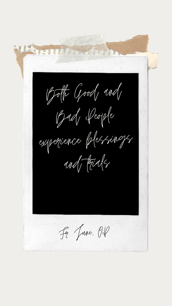 JuneRides's tweet image. God blesses and gives trials to all.