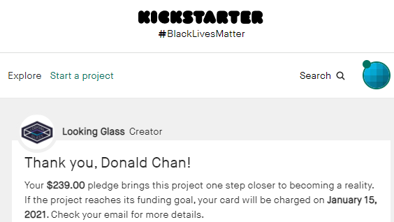 donaru_c's tweet image. Bought it. Good job Shawn Frayne! #LookingGlassPortrait #lookingglassfactory