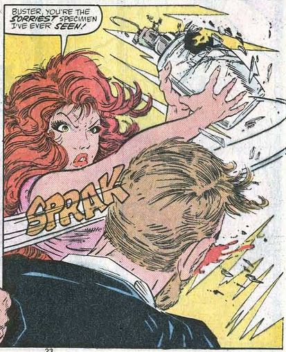 Mary Jane saves herself.... then saves Peter