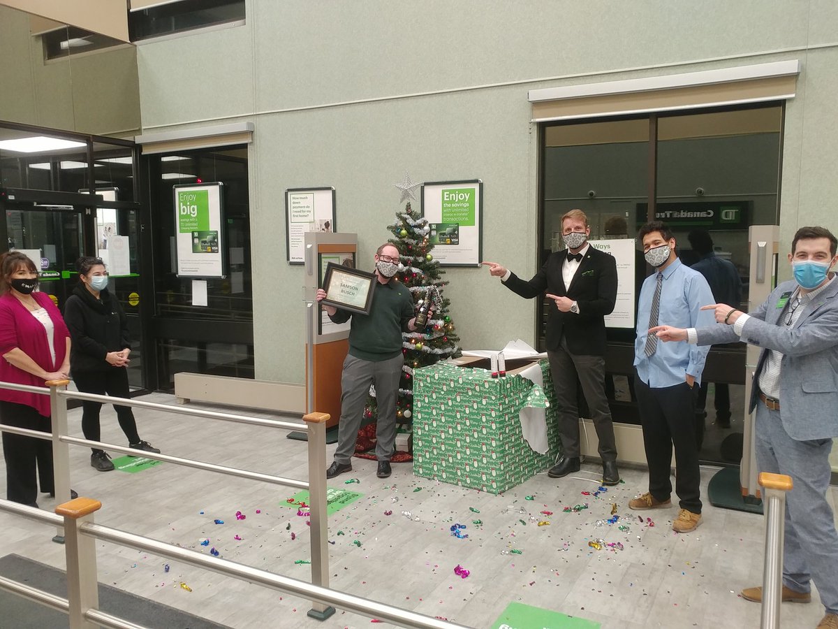 Couldn't be more pleased to announce our Regional TD Legends winner, Samson Busch of the Fort Frances branch! Congratulations on this extremely well deserved achievement! @MichaelNitz_TD @duquette_td <a href="/TaraLynnH_TD/">Tara-Lynn Hughes</a>