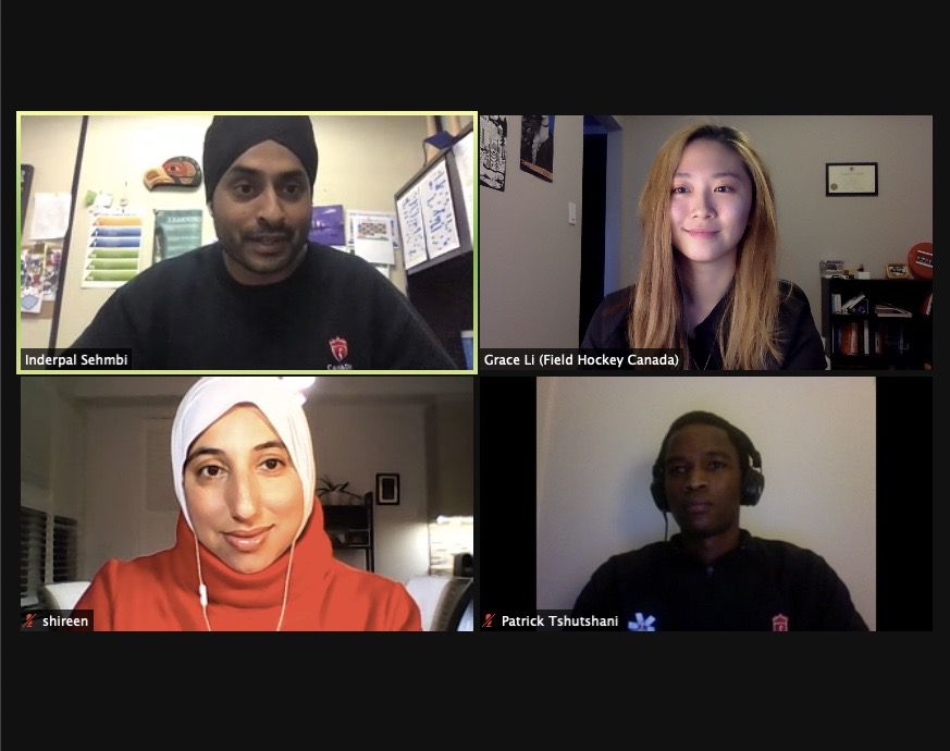 FieldHockeyCan's tweet photo. DAY ONE = NOW COMPLETE! 🎉🎉
What an afternoon and evening... here are some screenshots from both of our sessions today. We'll be sharing key takeaways soon, but in the meantime, we look forward to seeing you all again tomorrow!
#FHCConference https://t.co/ID1Q2edtwQ