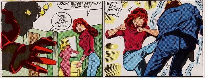 Mary Jane saves her co-worker