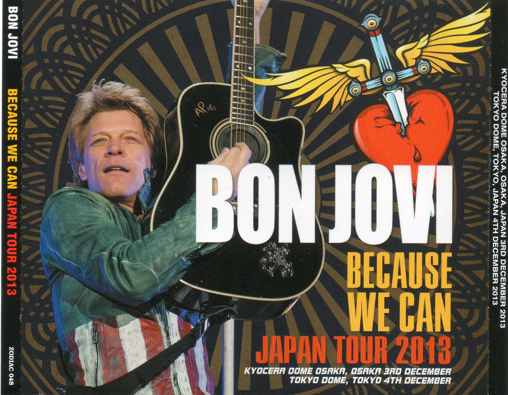 Edbecker 今日は13年ボン ジョヴィを聴いてます Bon Jovi Zodiac 048 Because We Can Japan Tour 13 Kyocera Dome Osaka Osaka Japan December 3 13 T Co Z2cic8frby