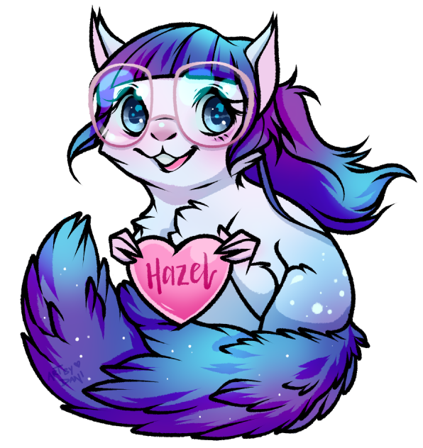 DaniRabbit's tweet photo. Crawling out of my hole to share some fan art I did of @HazelNuttyGames <3 I love watching her stream! https://t.co/VebkW8Sa28