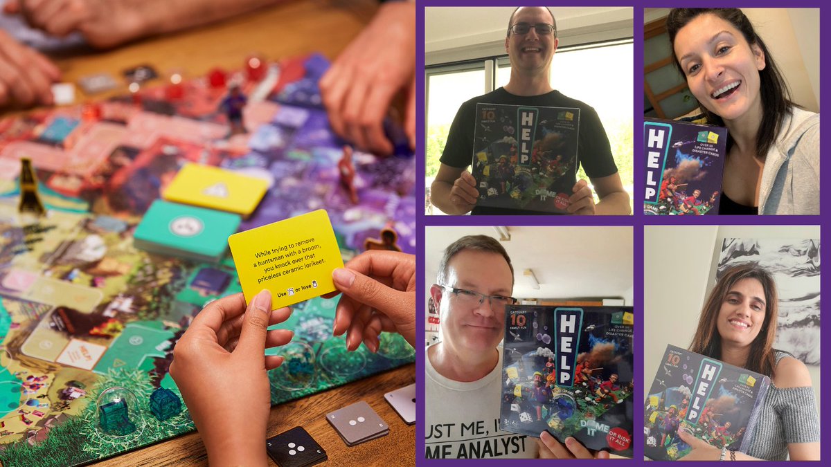 The launch of HELP! The Game from <a href="/NRMAInsurance/">NRMA Insurance</a> has given our team a great excuse to host games night! With proceeds going to <a href="/RedCrossAU/">Australian Red Cross</a> get your copy before Christmas and experience risk without having to risk it all helpthegame.com.au