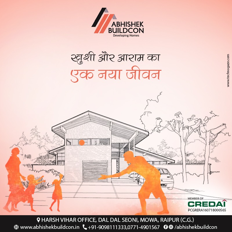 Abhibuildcon's tweet photo. Abhishek Buildcon में आपका घर आपको क्या दे रहा हे

📞:+91-9098111333
🌐https://t.co/GYUJ85YkAp

#AbhishekBuildcon #Harshhorizon #2bhk #3bhkflats #flats #luxyuryflats #homesweethome #beautifulhomes #beautifulflat #amazinghomes #raipur https://t.co/e7117XpTXM