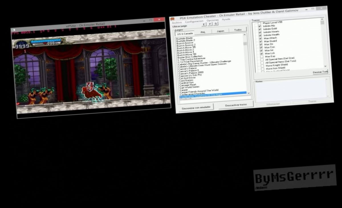 cheat castlevania symphony of the night epsxe / Twitter