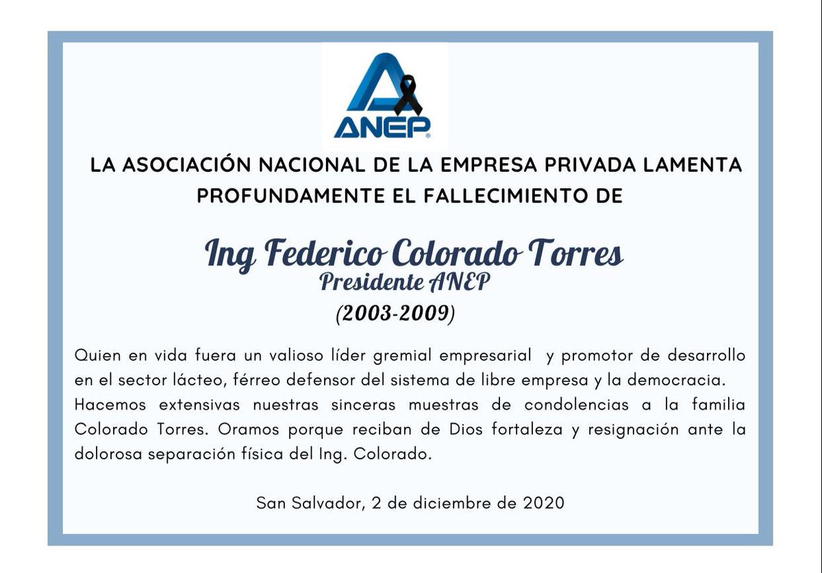 JaviSiman's tweet photo. Hemos perdido un gran amigo, un gran empresario y un gran líder defensor de la libertad empresarial. 🙏🏻 https://t.co/sI1TVYBHEK