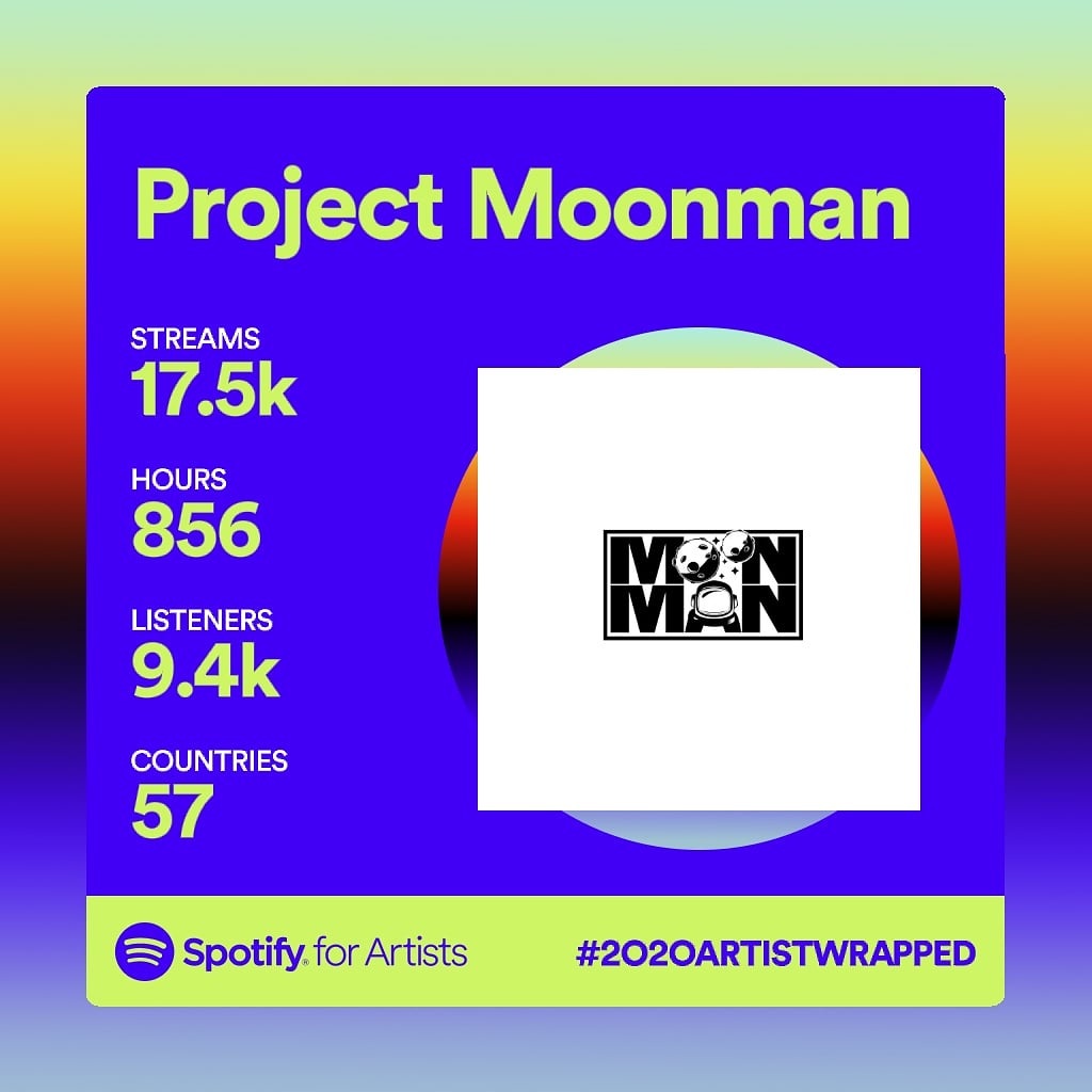 This is all thanks to you ❤️ Thank you for giving us your time.
#ProjectMoonman
#OCRecords
#SpotifyAsia