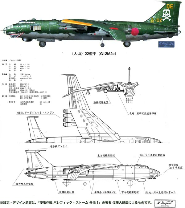 南条 匡 御大 じゃなかった豪屋先生 イラストや絵コンテも自分で作れる作家だっというのはよく聞くので 原作漫画から逆算して原作作り直したくなる時もちょくちょくあったんだろうなぁと 添付画像はパシストの爆撃機ですが このデザイン原案がめっちゃ
