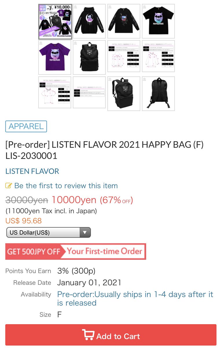 listenflavor777's tweet photo. 【Listen Flavor 2021 Lucky Bag🎁💖】
Due to the influence of COVID-19, we cannot ship overseas, but these are available at "CD Japan" and "Tokyo Otaku Mode".😭💕
▷https://t.co/duhH9yzzDf
Will be soldout shortly, So hurry up! https://t.co/S9bTkQIjNL