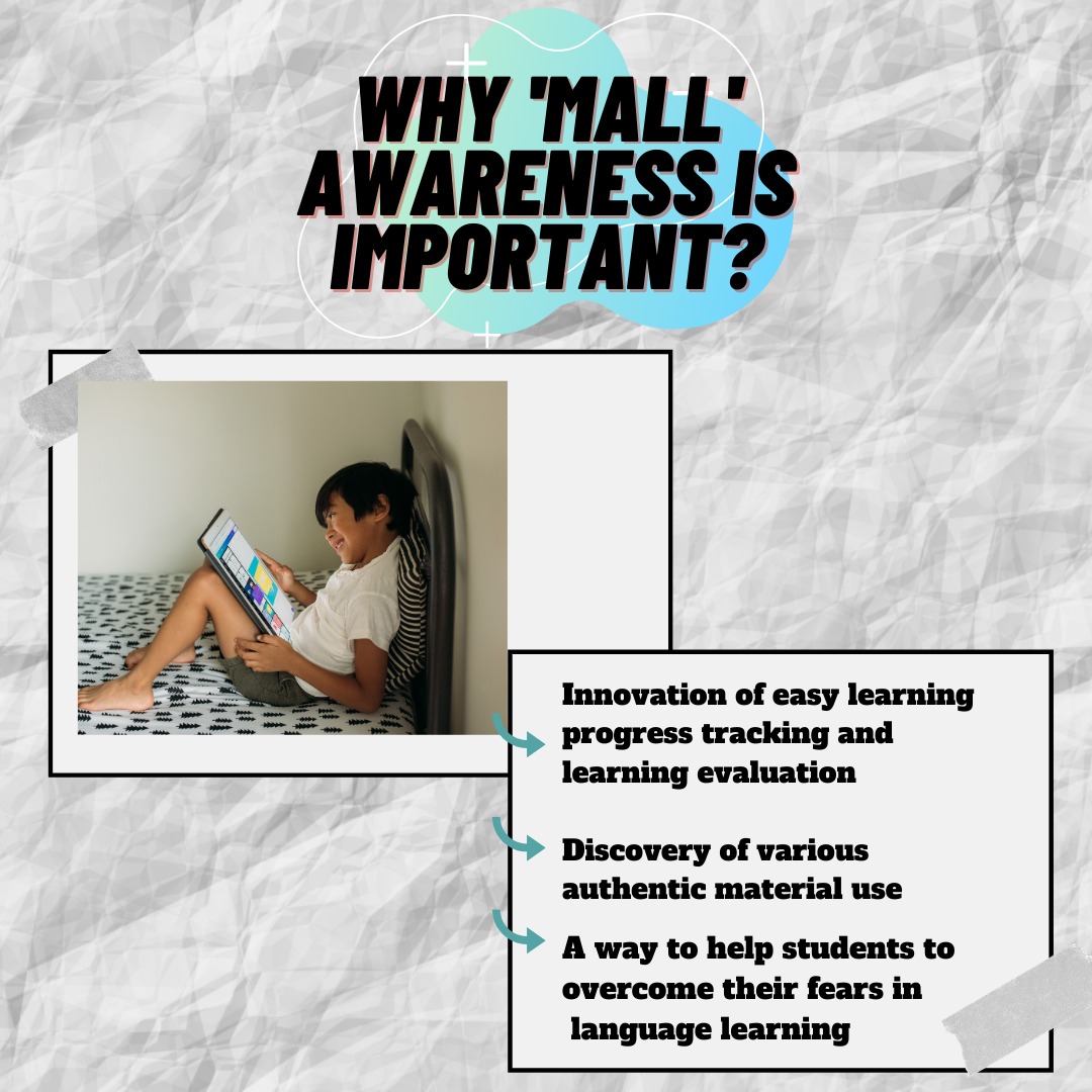 EduMobile_ByteT's tweet photo. This awareness is important because students and teachers will acknowledge further the use of MALL in assisting tracking of learning progress with the tools that can be found in mobile devices &amp; the assessment through a class group in few applications will be less complicated. https://t.co/Z7NYanZ64D