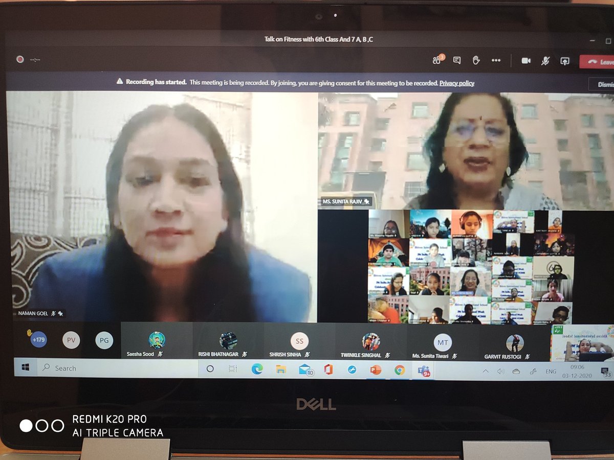 Marking successful Day -3 of   Celebrating Fit India Movement  #fitnessmotivation #cbsefitschool An Informative session by Ms Madhu Goel #Talkonfitness #ACT4SDG #StayingSafe #stayinghealthy #Ahlconintl4SDGs <a href="/ashokkp/">Ashok Pandey</a> <a href="/y_sanjay/">Sanjay Yadav</a> <a href="/sunita_rajiv/">Sunita Rajiv</a> <a href="/Monika90926869/">Monika Shishodia</a> <a href="/LoveyGupta15/">Lovey Gupta</a> <a href="/imran_ris/">RiS Imran</a>