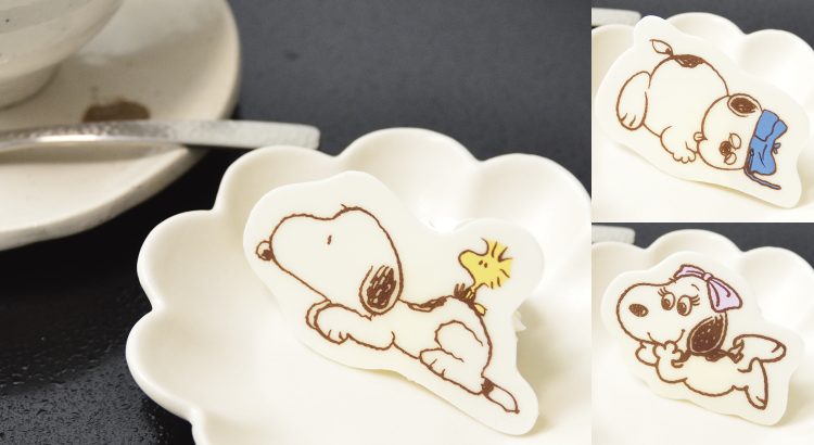 Snoopyjapan ドリンクをご注文いただいたお客様にスヌーピー ベル オラフの可愛いシートチョコをそれぞれ付けてご提供 各店舗 キャラクターが異なります 由布院店 スヌーピー 伊勢店 オラフ 京都 錦店 ベル Snoopy Peanuts Snoopy茶屋