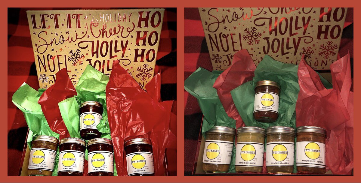T’s Sauce gift packs are now available!  These make a great Christmas gift!  Two varieties available, mild and spicy!  Click on the link for more info!  tssauce.com/shop/catalogue…