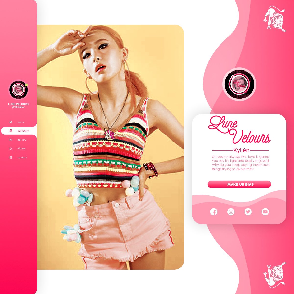 officialunev's tweet photo. ৎ ،، 🌷 % 𝗟𝗼𝘃𝗲 is ¿ ¿ a 𝕘𝕒𝕞𝕖 / ᥕᥱ'rᥱ ៹⁎ 𝕷𝖚𝖓𝖊 𝖁𝖊𝖑𝖔𝖚𝖗𝖘 \ (界).

𓏲 𝖯𝖧𝖮𝖳𝖮 𝖢𝖮𝖭𝖢𝖤𝖯𝖳!

#KYLIEN  ㅤㅤㅤㅤㅤ
 
𝗗𝗘𝗕𝗨𝗧~ 06.12.20 ୭̥⋆ https://t.co/wDxpjAnEr1