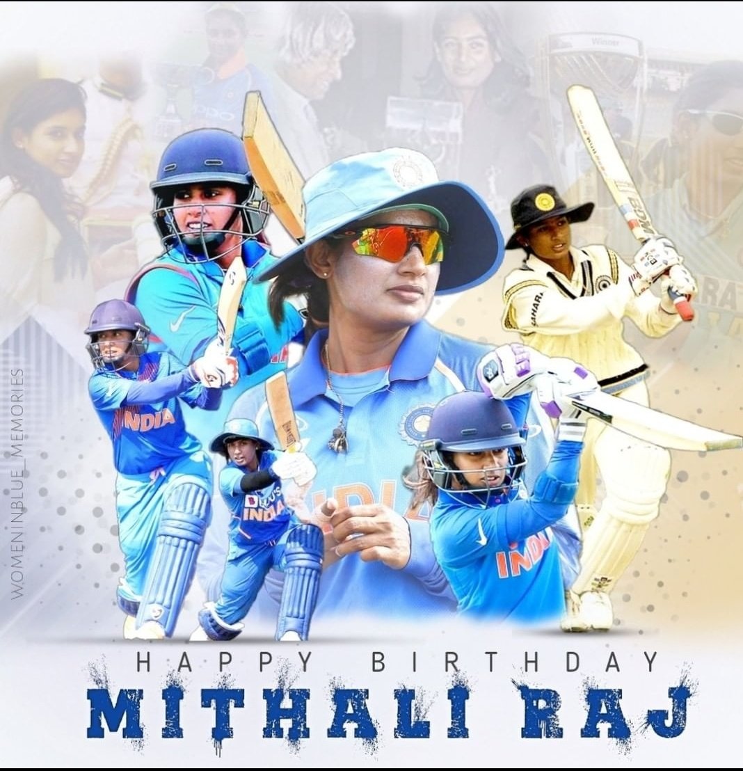 ShailendraPipl2's tweet photo. @M_Raj03
Many happy returns of the day..... 💐💐
Wish you very happy birthday inspiration of woman's cricket #MithaliRaj  🎂🎂
Healthy and happy year ahead.... 😊 https://t.co/PzUcMolUdY