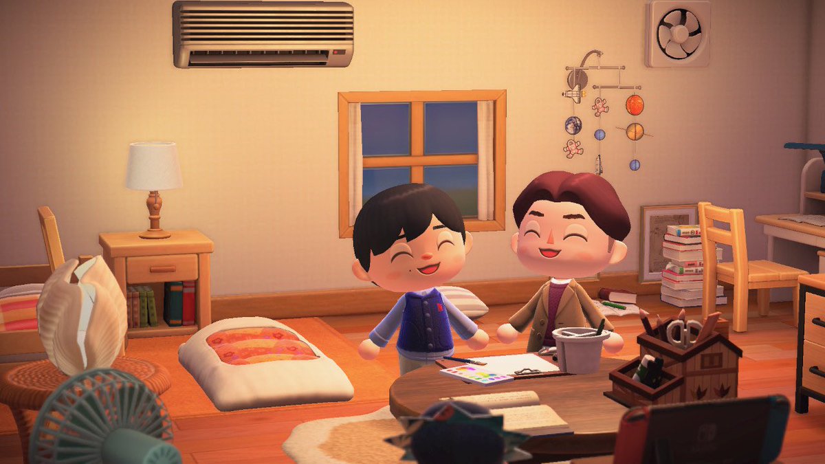 Lawlan1's tweet photo. 辦公室以及安達房間～

#チェリまほ #cherrymagic #動物森友會 #AnimalCrossing #ACNH https://t.co/3RinlTZJHD
