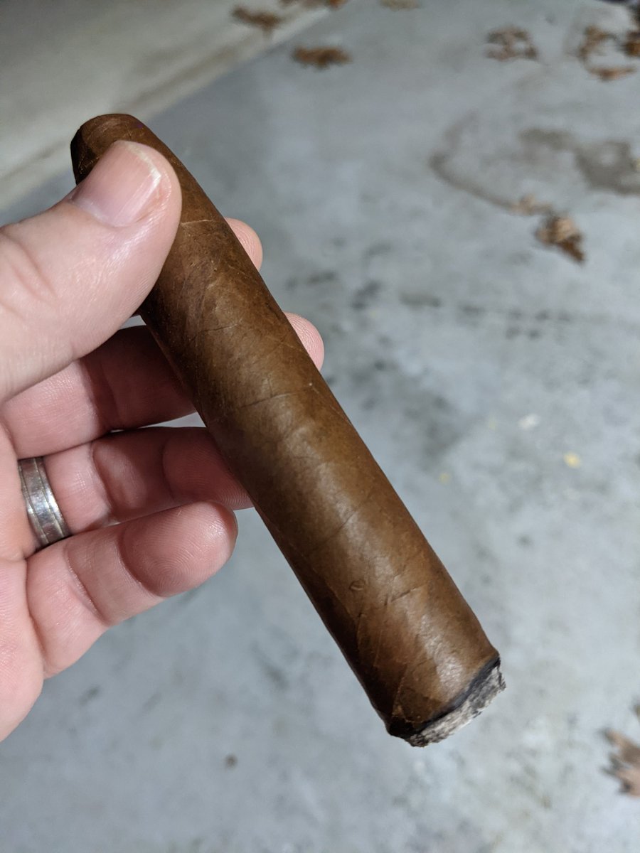 Trying my second <a href="/prohibcigars/">prohibitioncigars</a> tonight. Once again, very impressive. I can't put my finger on all of the flavors, but it's a complex and smooth smoke. I'd highly recommend trying their stuff. #cigars #freshrolled #slowburn