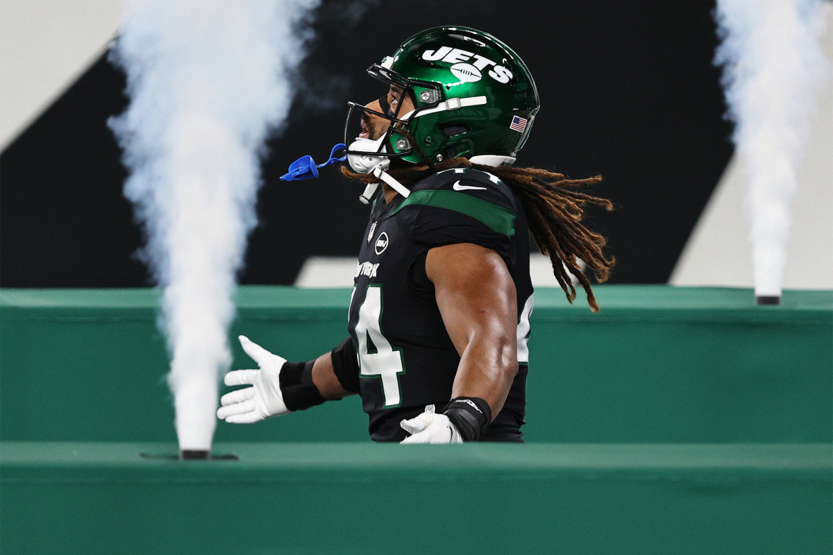 Harvey Langi is grabbing Jets chance with both hands