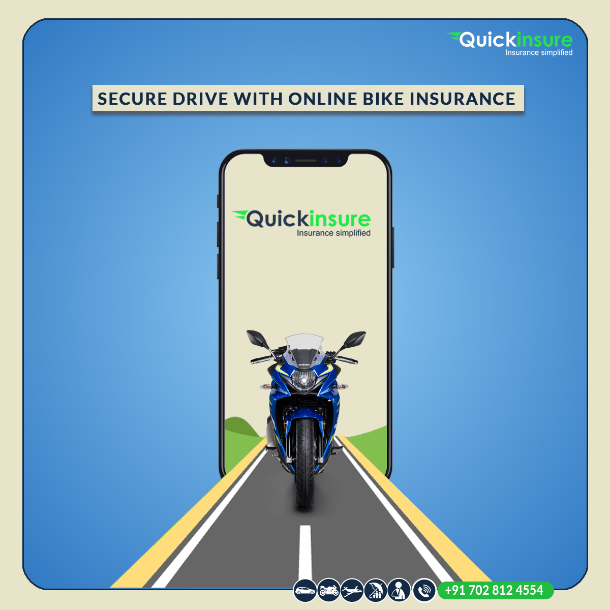 quickinsureInd's tweet photo. Online Bike Insurance for secure rides with Quickinsure.
Compare and Buy Bike Insurance: https://t.co/muDnTPVzCZ
.
#insuranceonline #InsuranceSimplified #QuickInsure #insurance
#bikeinsurance #twowheelerinsurance #bikepolicy #twowheelerpolicy #motorcyclepolicy #renewbikepolicy https://t.co/VQLGskBr4R