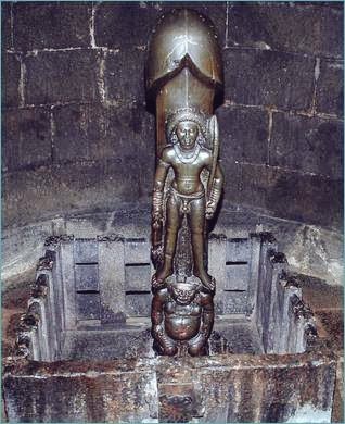  #ThreadsA very unique Shivalinga,Mahadev Shiva standing on Apasmara in the Parasurameswara Temple in Guddimallam, Near Tirupati  is consider as one of the oldest Shivalaya built in 3rd century BC.Do you know the significance of Shiva Dancing on the Dwarf Demon Apasmara.