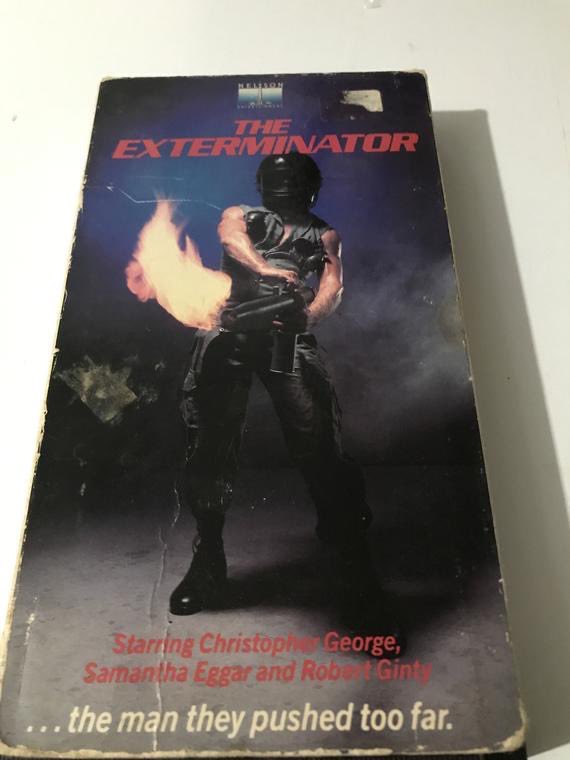 The Exterminator (1980)I watched this because 12 year old me was obsessed with the VHS box as a kid. Like most movies of its kind, the cover art is way better then the movie.