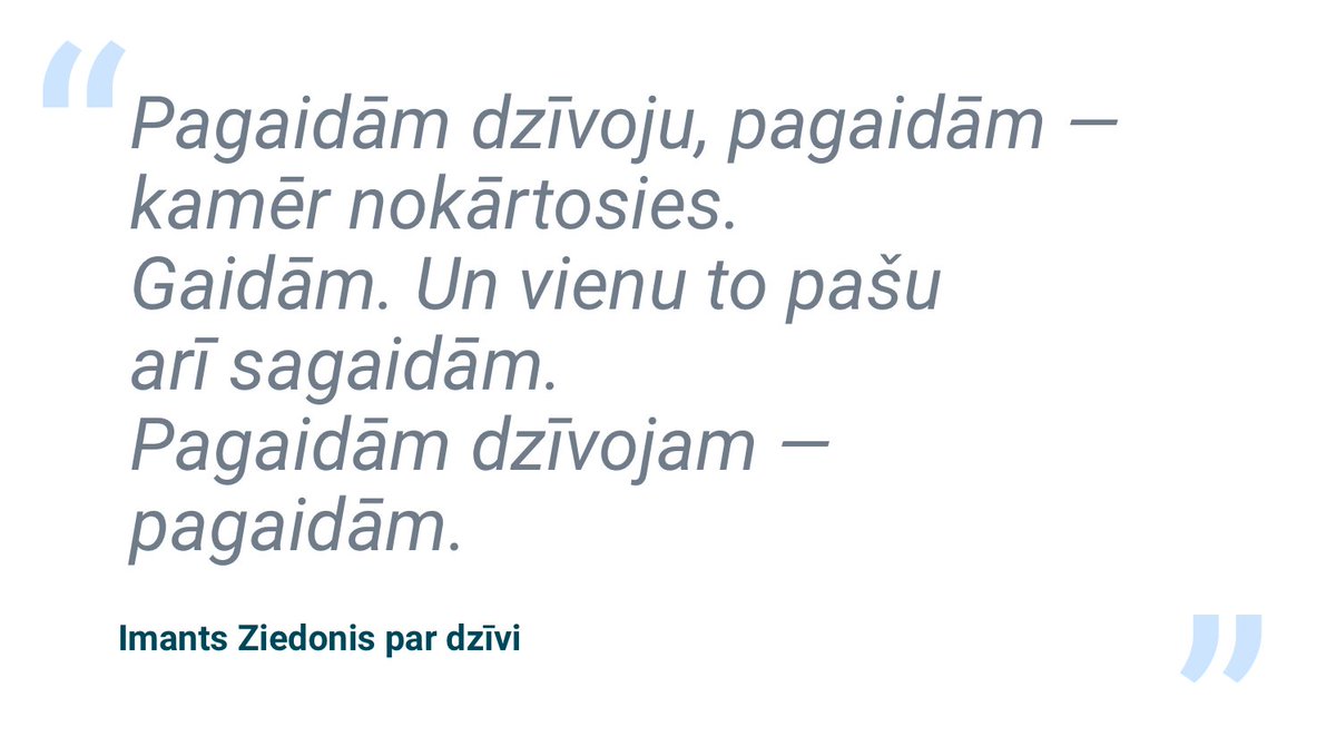 Imants Ziedonis par dzīvi #COVIDー19