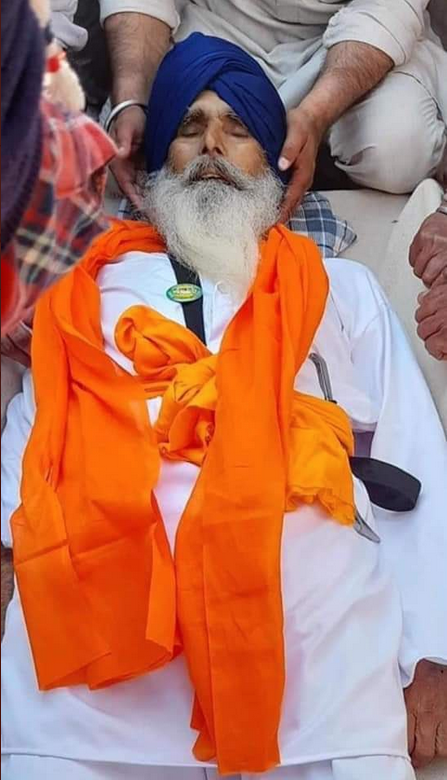maqbool_sm's tweet photo. Modi should realise that propaganda fails when truth bites.

Gurjant Singh and Gurbachan Singh death will hound #ModiTanaShah for rest of their lives.

Five farmers died so far in #FarmersProtest, Govt is responsible for their deaths.

#KisanDeshKaBhagwan https://t.co/5yqzJcAx2g