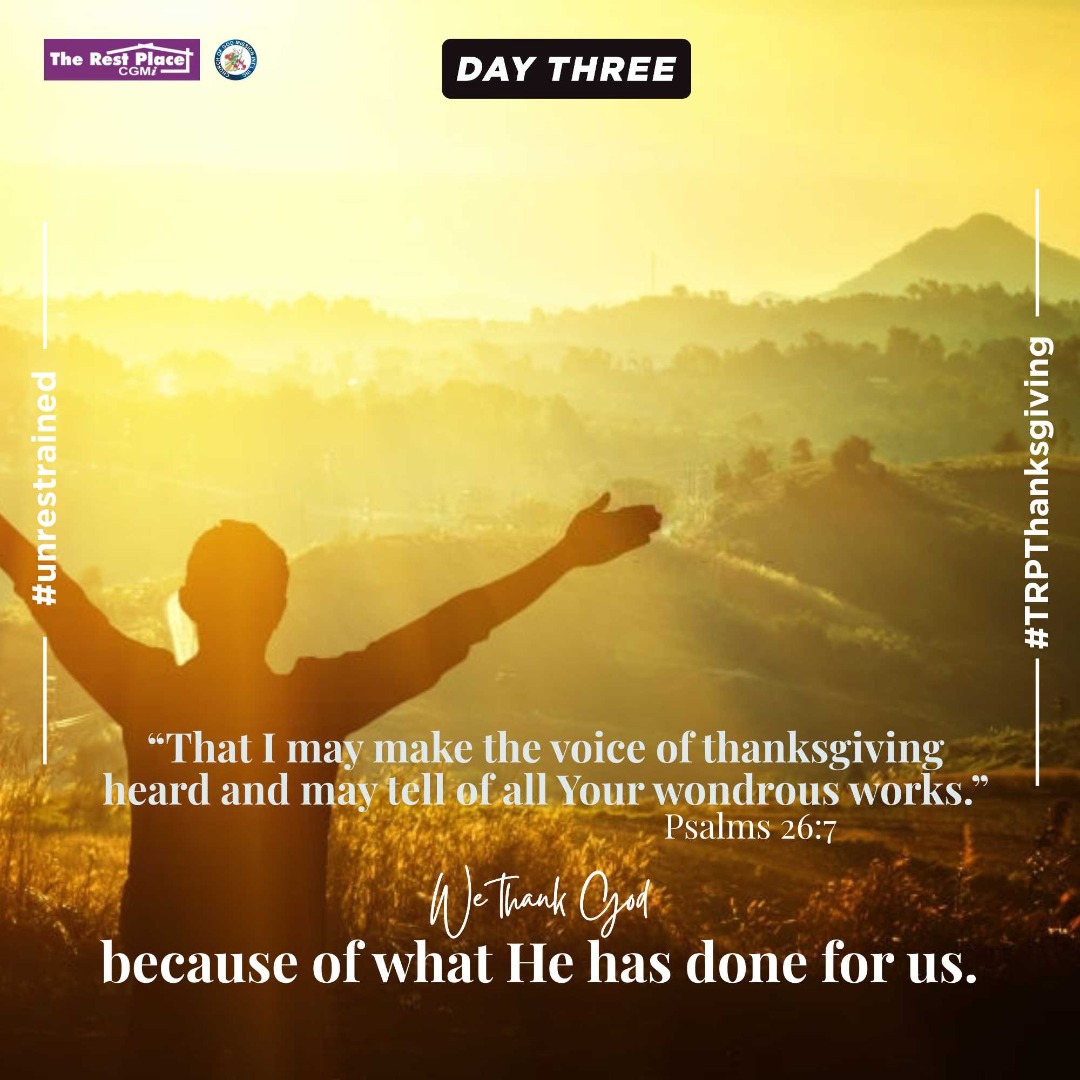 RestPlaceChurch's tweet photo. Dear God,

For all You've done for us, We say "Thank You"

#thanksgiving  #TRPThanksgiving  #gratitude #unrestrained #Trpfamily https://t.co/nJLXP13Xeq