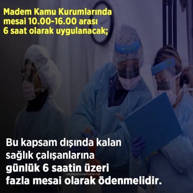 atropin_112's tweet image. Herkes eksik çalışıp tam maaş alacaksa #sağlıkçalışanının #hakkını #öde 
İzin bile kullanamayan sağlık çalışanlarına haksızlık