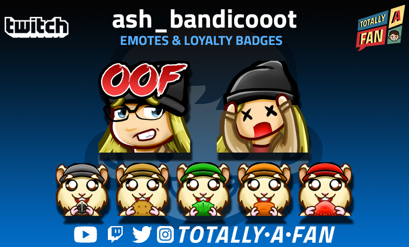 Personally_Ash's tweet photo. my manz @TotallyAFan NEVER disappoints! 
✨Two New AshBanEmotes coming soon to https://t.co/Xi3WsSyFCB ✨

(hit him up for your emote/sub badge/logo design needs!) https://t.co/cX8zUKB2pK