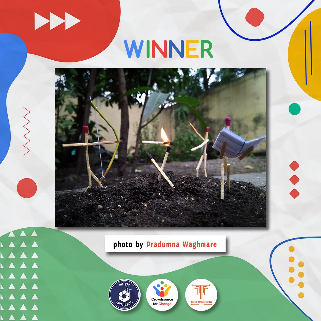 CrowdsourceforC's tweet photo. We congratulate Pradumna Waghmare for winning the competition!!!
Thank you for participating!
#GoogleCrowdsource
#CrowdsourceforChange
#crowdsourceforpositivity
#CrowdsourceForPeace https://t.co/vke7slPGEm